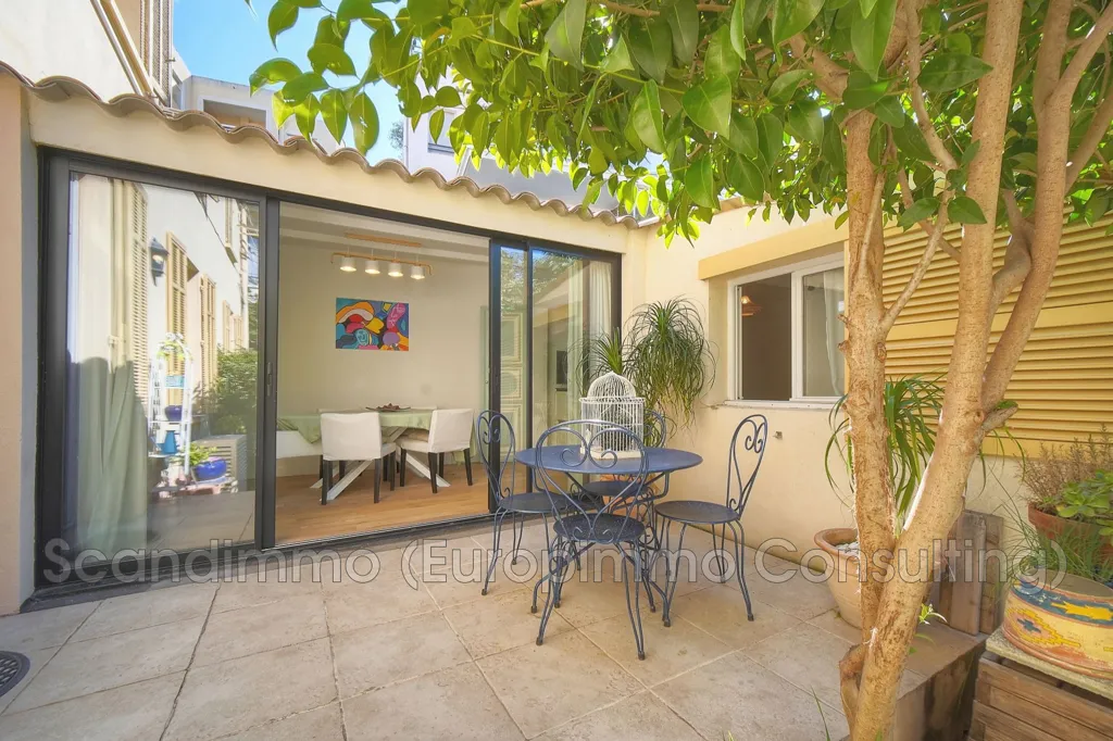 Terrace - Luxury Flat with Private Garden in Cannes