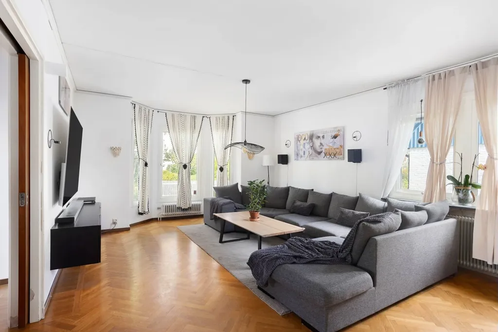 Séjour - Villa with Harbour View in Nogersund