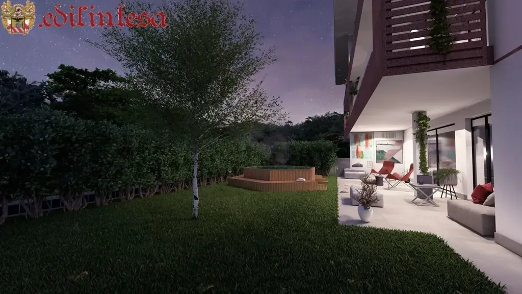 Terrasse - Apartment with Park View in Biassono