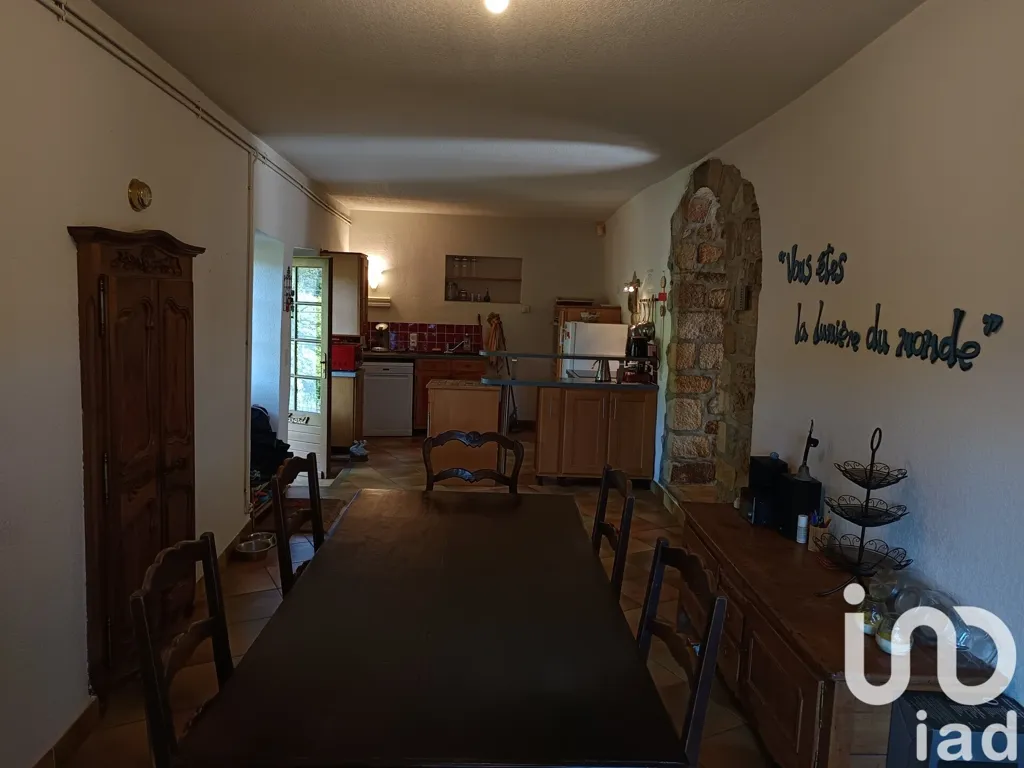 Sala da pranzo - Charming Stone Mas with Pool near Les Vans