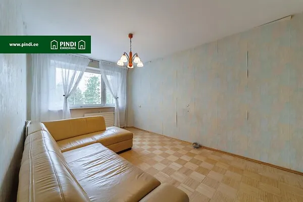 Séjour - 3-Bedroom Flat with Central Heating in Lasnamäe, Tallinn