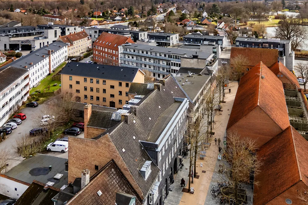 Vue aérienne - Appartement 4 pièces à Birkerød