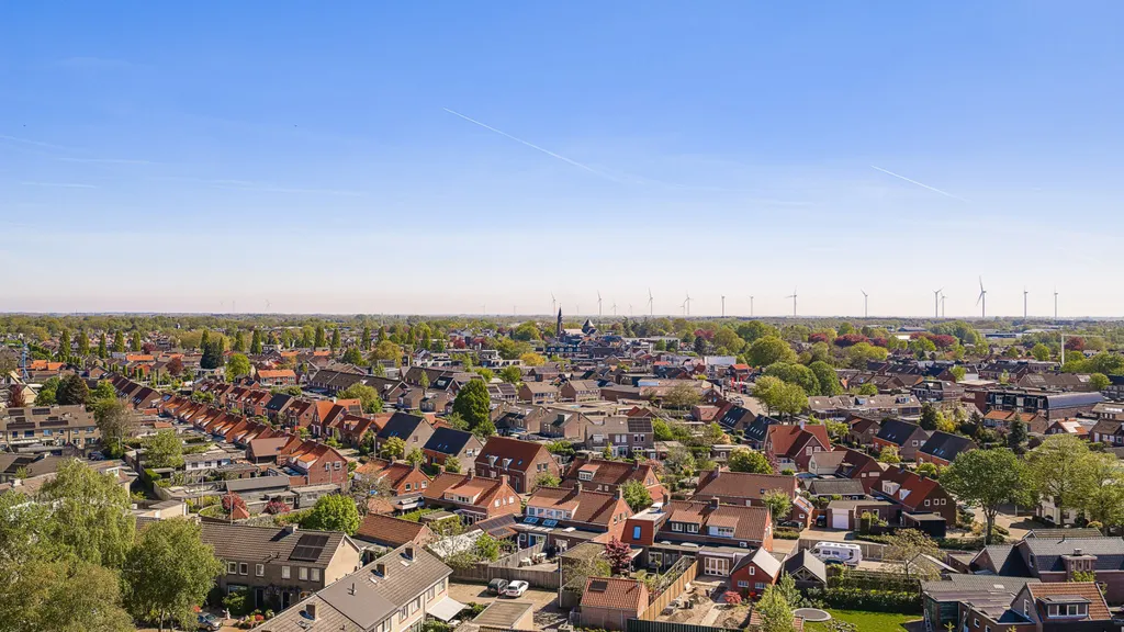 Aerial - Twin-Storey House with Garage in Zundert