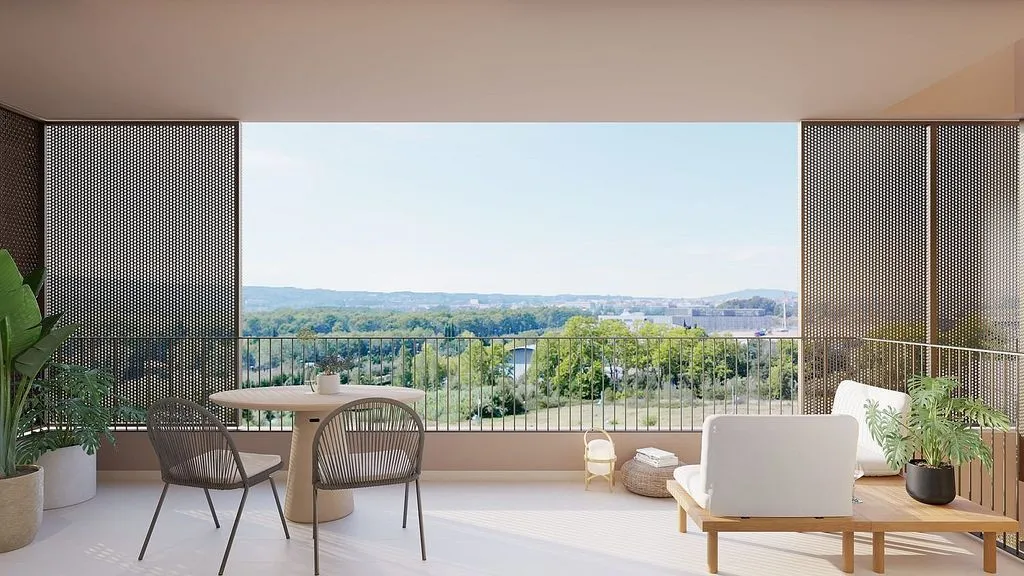 Balcony - New Flat with Pool in Sant Cugat del Vallès