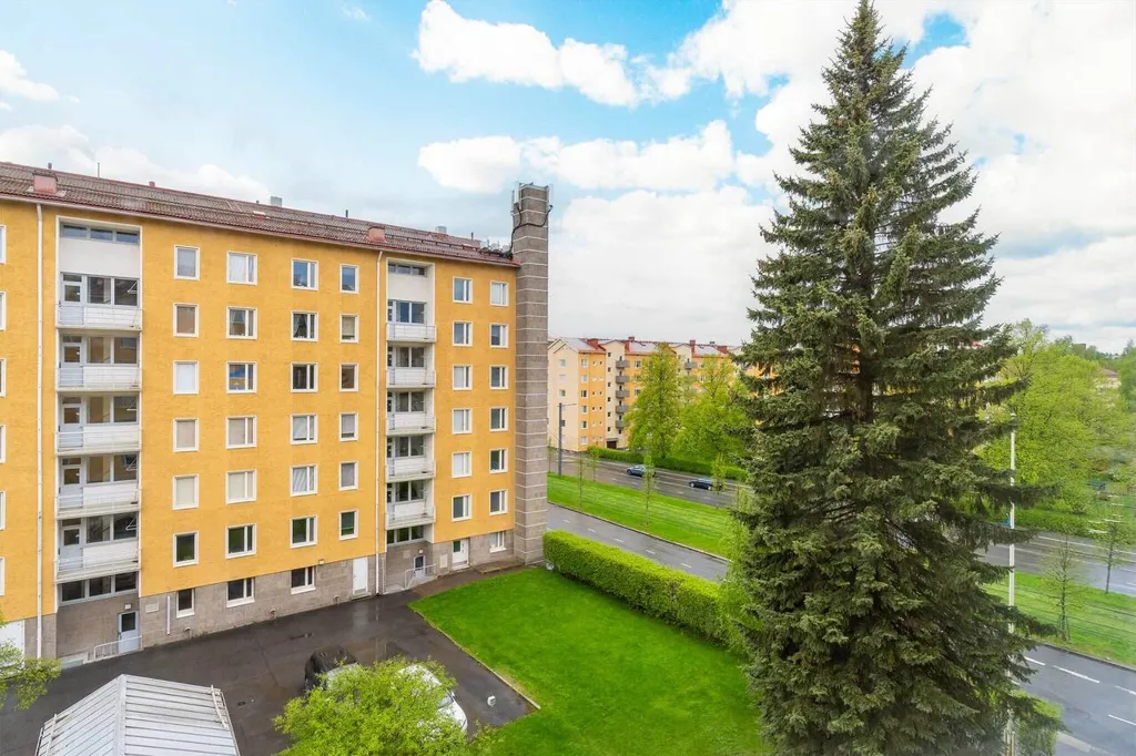 Vue aérienne - Modernised Studio Flat with Balcony in Kaleva, Tampere