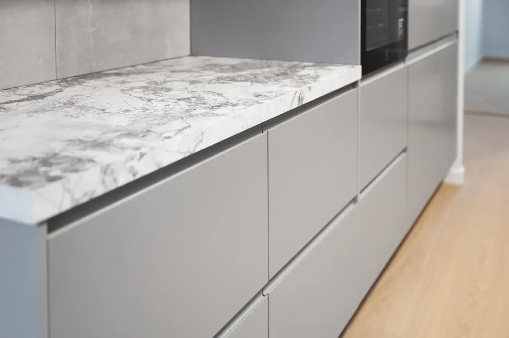 Cucina - Modernised Penthouse with Balcony in Upplands Väsby
