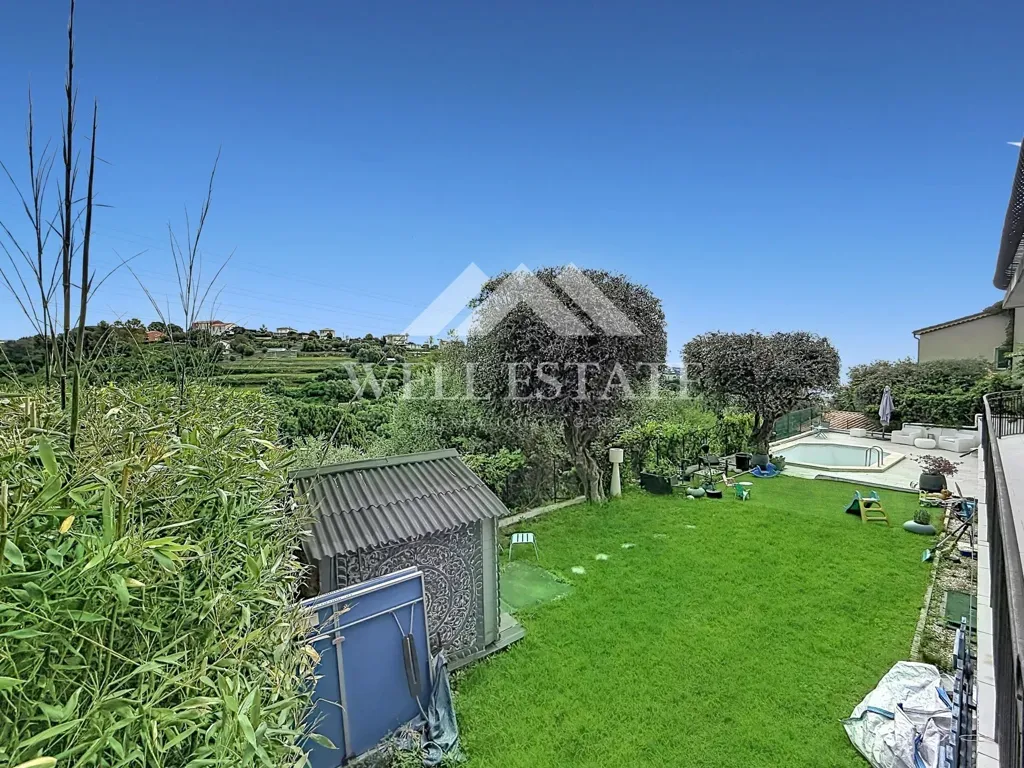 Jardin - Appartement Villa avec Piscine et Vue Panoramique à Nice