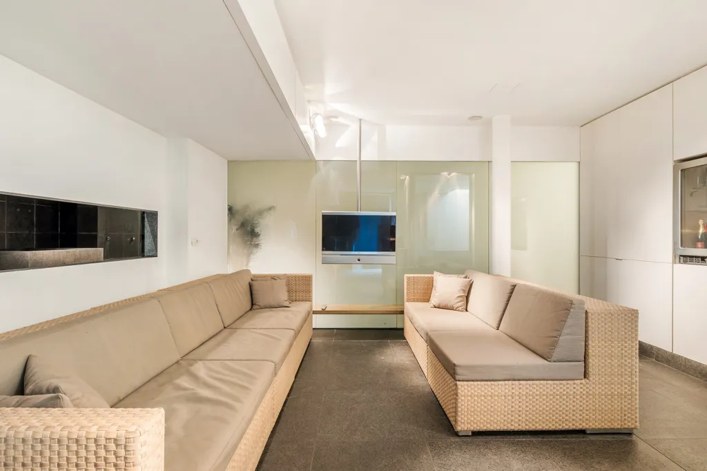 Living Room - Modern Villa with Wellness Area in Dessel