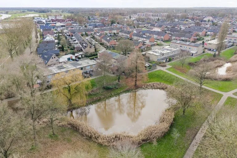 Vue aérienne - Semi-detached House with Rooftop Terrace in Hardenberg