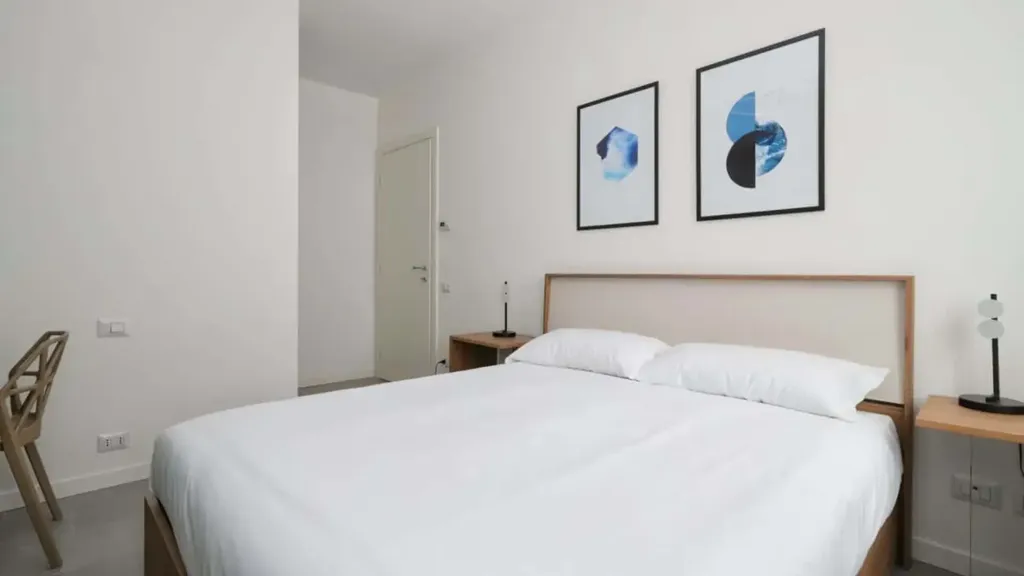 Chambres - Armed Studio with Balcony in Milan
