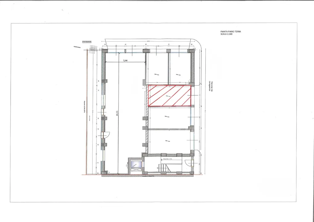 Plan - Ground Floor Box in Amantea