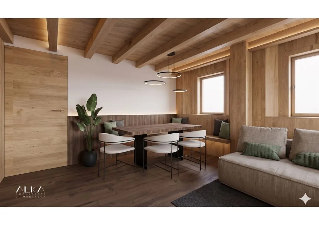 Sala da pranzo - Luxury Apartment with Panoramic View in Sappada