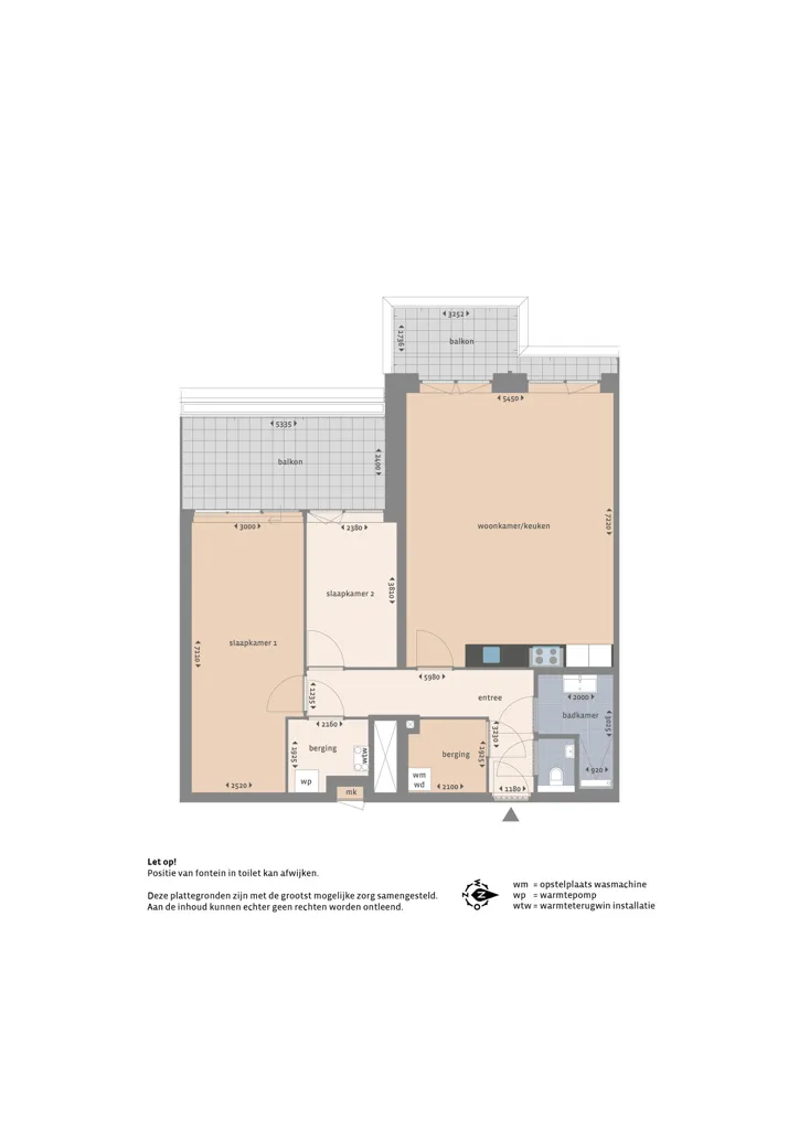 3-toaline korter asukohas Haarlem