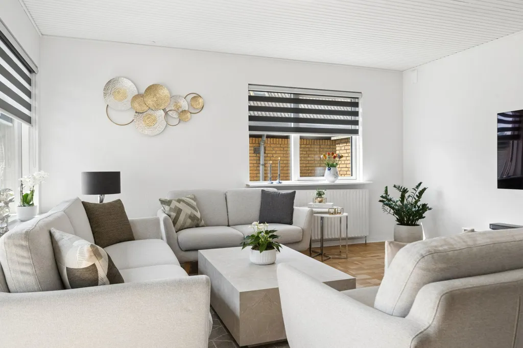 Living Room - Fenced Villa with Garden in Erritsø