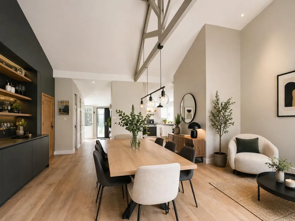 Dining Room - Single-Storey House with Large Garden in Merignac
