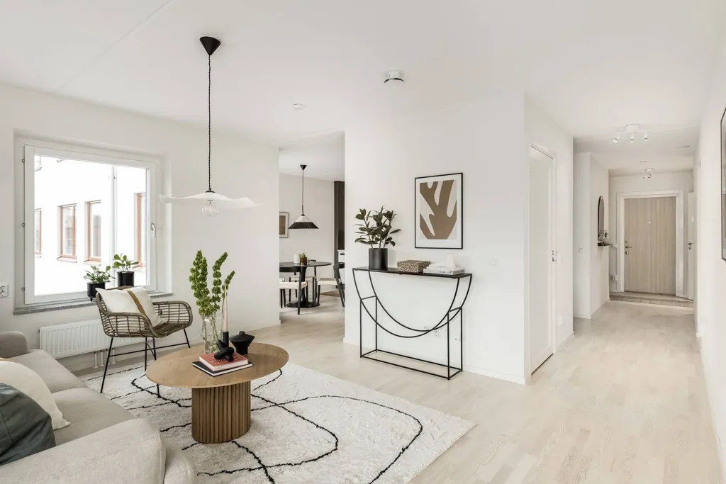 Séjour - Apartment with Modern Amenities in Linköping