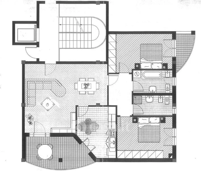 Plan - Apartment with Balcony in Modena