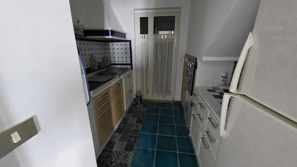 Cuisine - Apartment with Terrace and Balcony in Scalea