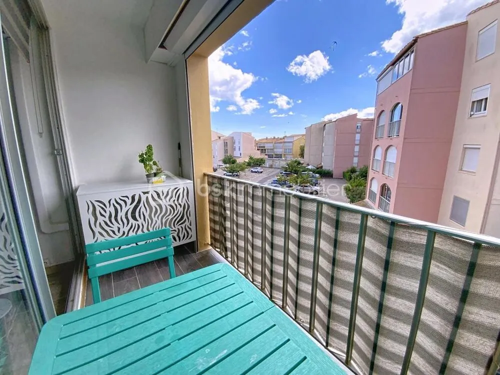 Balcon - Appartement 2 Pièces avec Loggia et Parking au Cap d'Agde