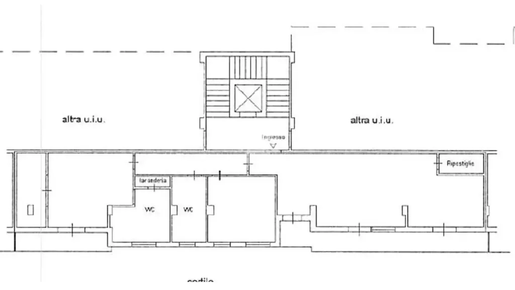Planimetria - South-Facing Apartment with Balcony in Cosenza
