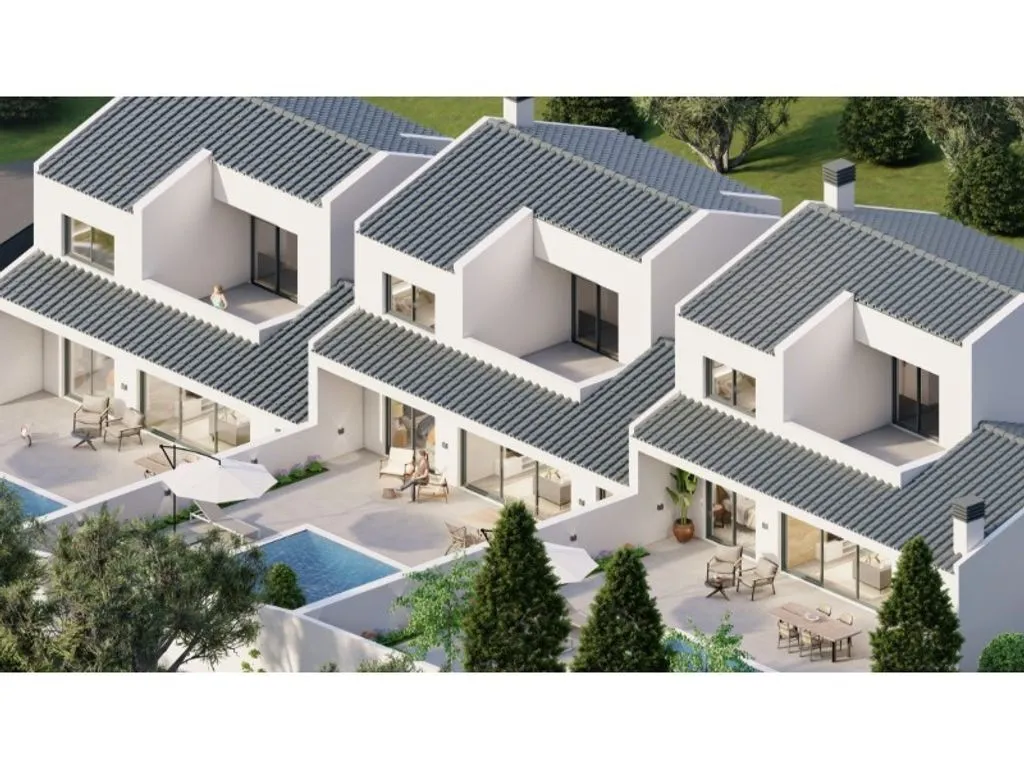 Õhuvaade - New Semidetached House with Pool in Albufeira