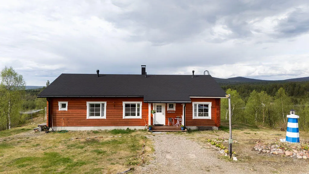 Extérieur - Modern Log Cabin with Sauna in Inarijoki