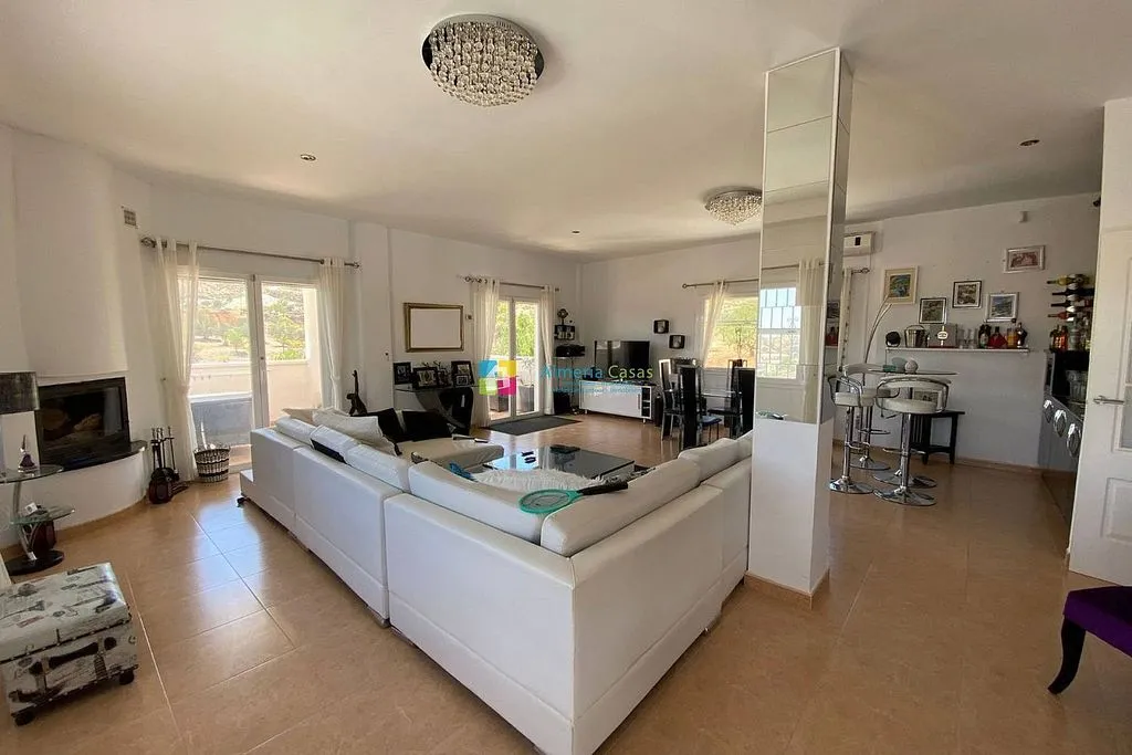 Séjour - Chalet with Pool and Terrace in Arboleas