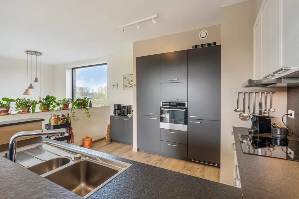 Cuisine - Duplex Appartement avec Terrasse à Wilsele
