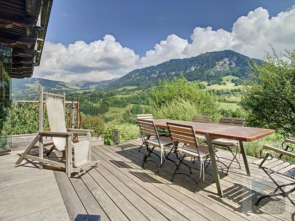 Terrass - Chalet with Mountain View in Megève