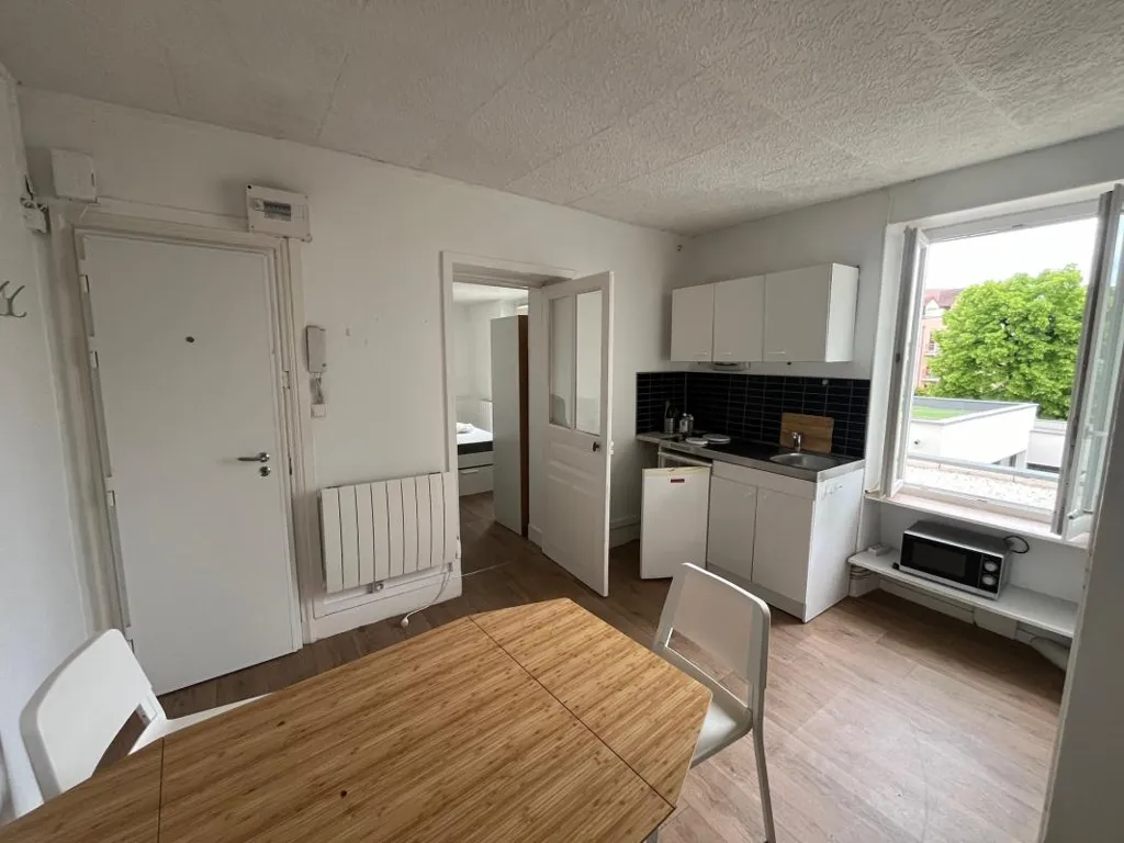 Cuisine - Appartement Meublé Lumineux à Dijon