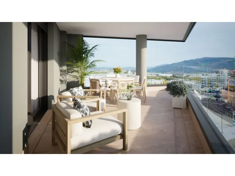 Terrasse - New Flat with Terrace in Barañáin