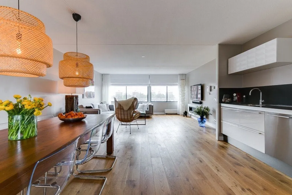 Söögituba - Furnished 4-Bedroom Apartment in Amsterdam