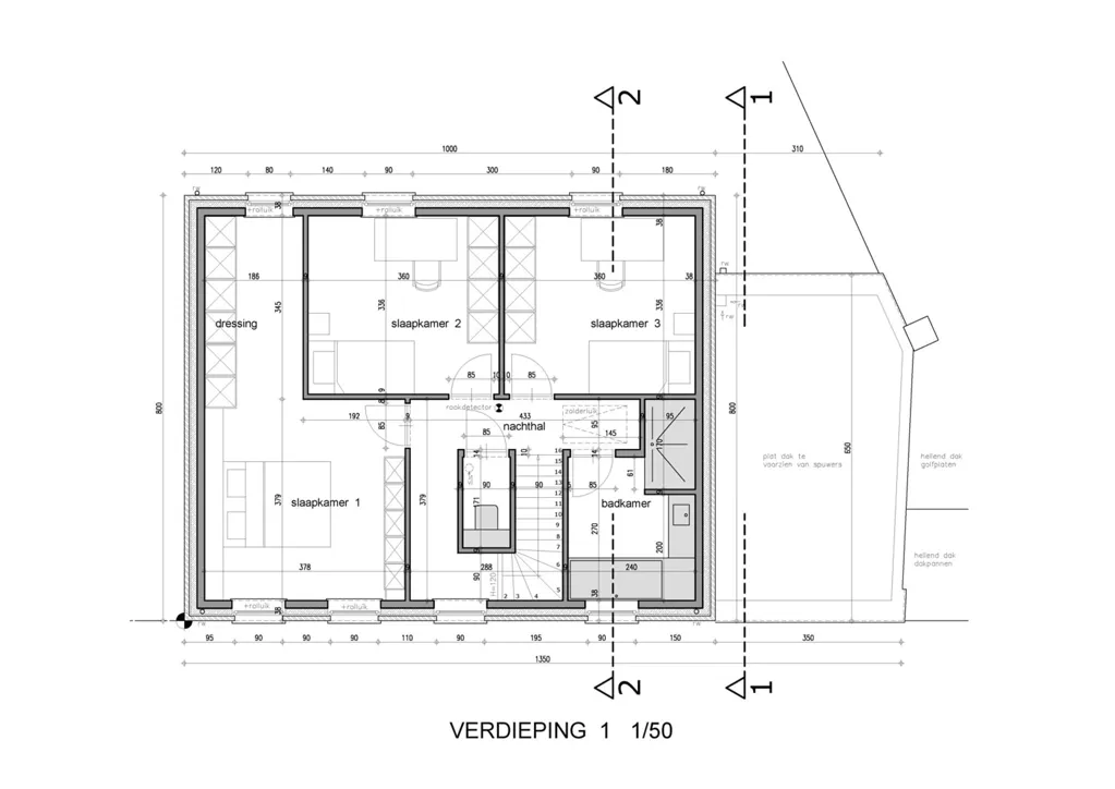 Plaan - New Build Semi-Open House with Solar Panels in Langemark-Poelkapelle