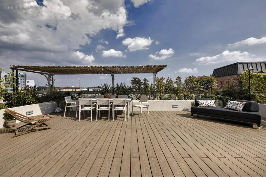 Terrasse - Appartement avec Terrasse et Rooftop à Beausoleil