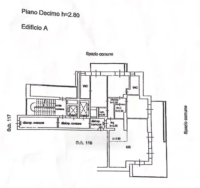 Plan - Apartment with Sea View in Salerno