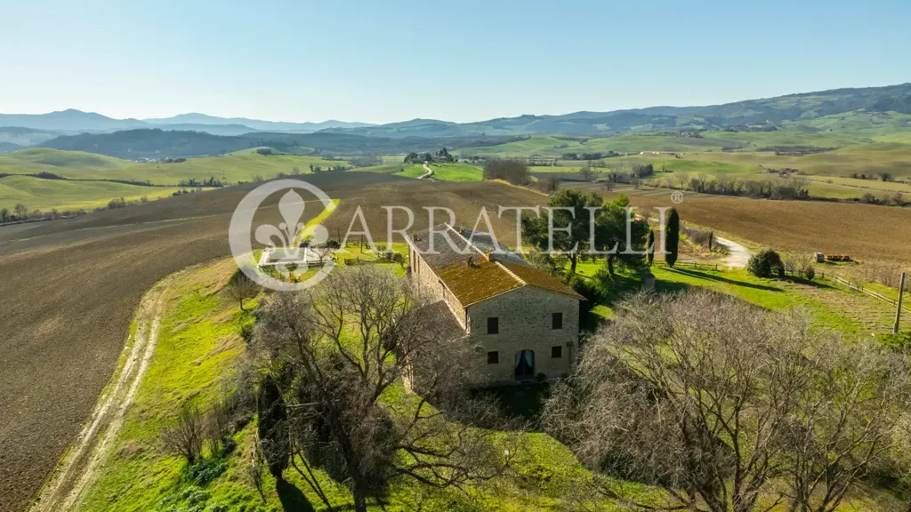 Õhuvaade - Rustic Farmhouse with Pool near Volterra