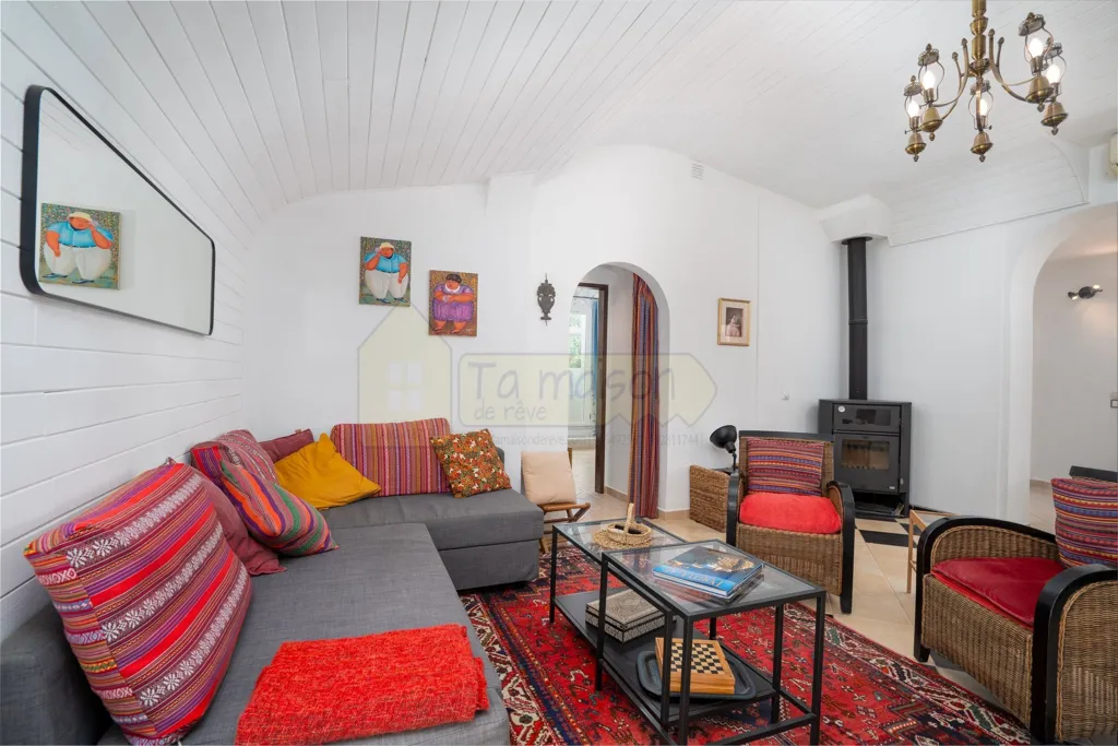 Séjour - Single-Storey Villa with Pool in Faro
