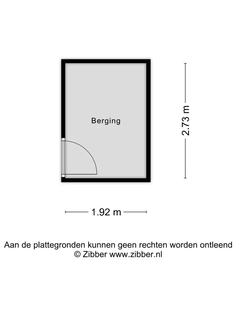 Plaan - 3-toaline korter asukohas Den Haag