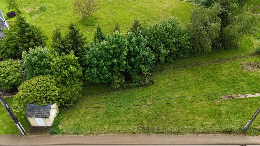 Vue aérienne - Terrains à Vendre avec Vue Campagnarde à Sélange
