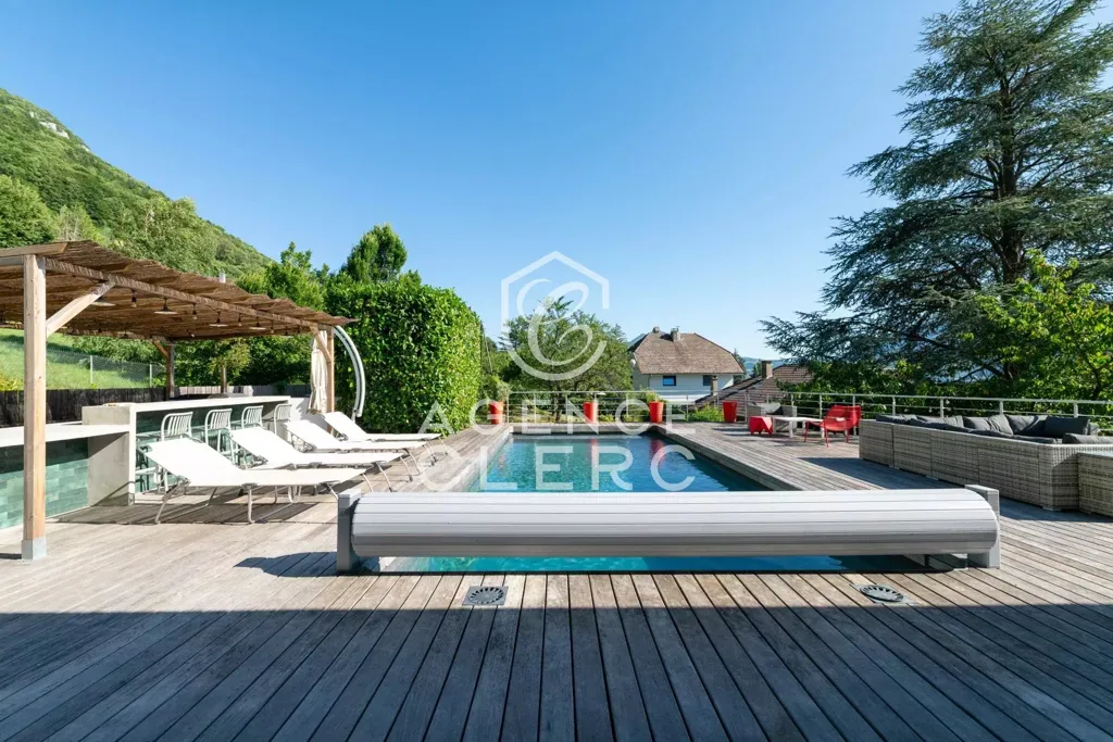 Piscina - House with Lake View in Veyrier-du-Lac