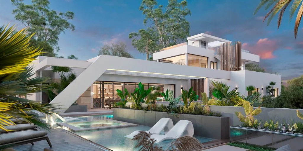 Piscine - Luxury Villa with Infinity Pool in Nueva Andalucía