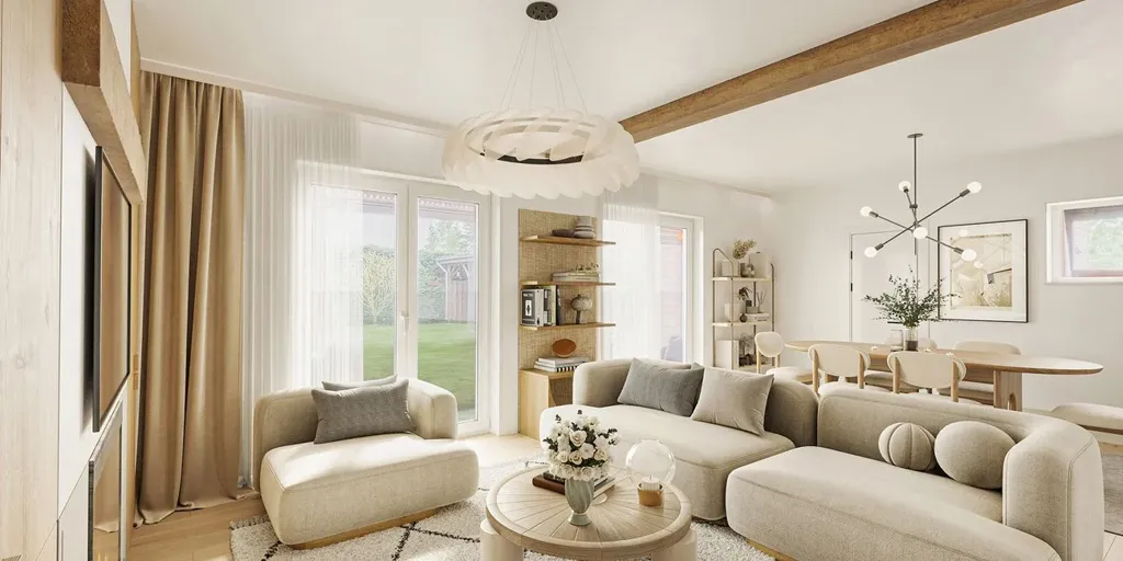 Elutuba - Open Plan House with Open View in Boortmeerbeek