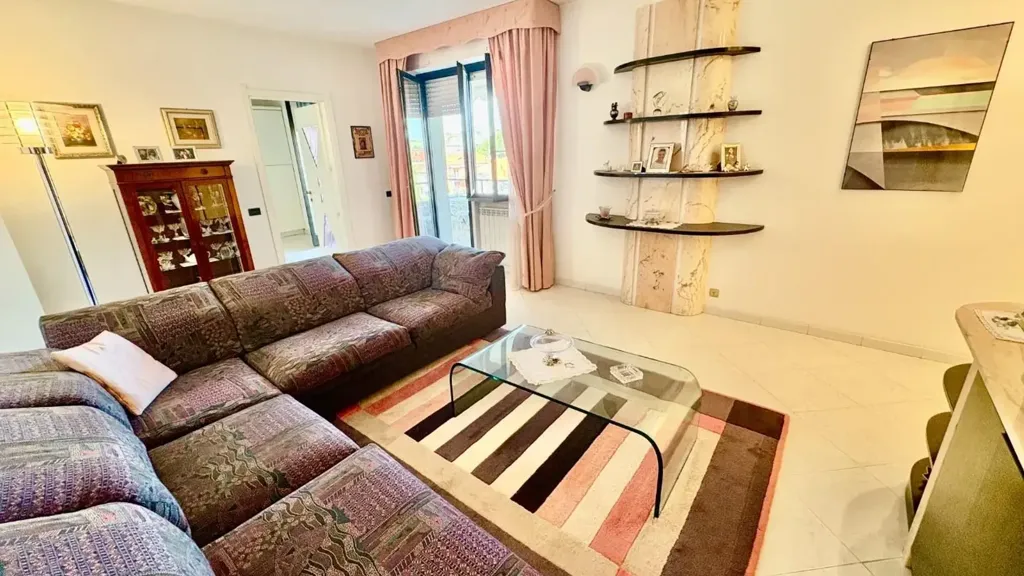 Living Room - Apartment with Terrace in Castelfiorentino