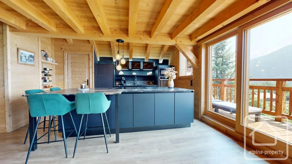 Cuisine - Loft Rénové avec Terrasse Sud à La Motte