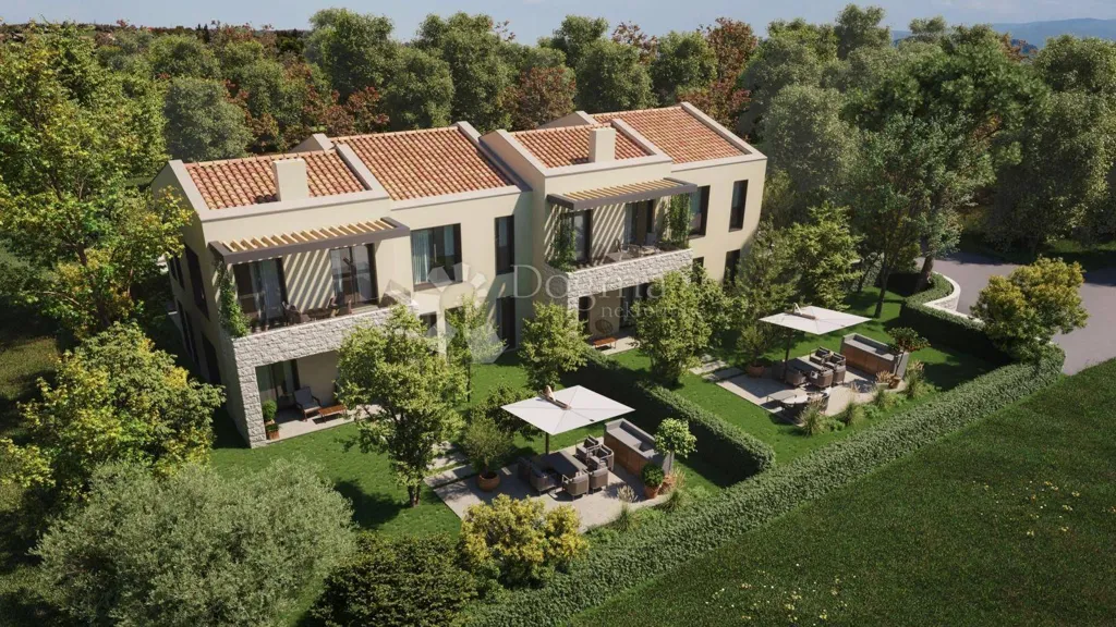 Aerial - Modern Apartment with Balcony in Poreč