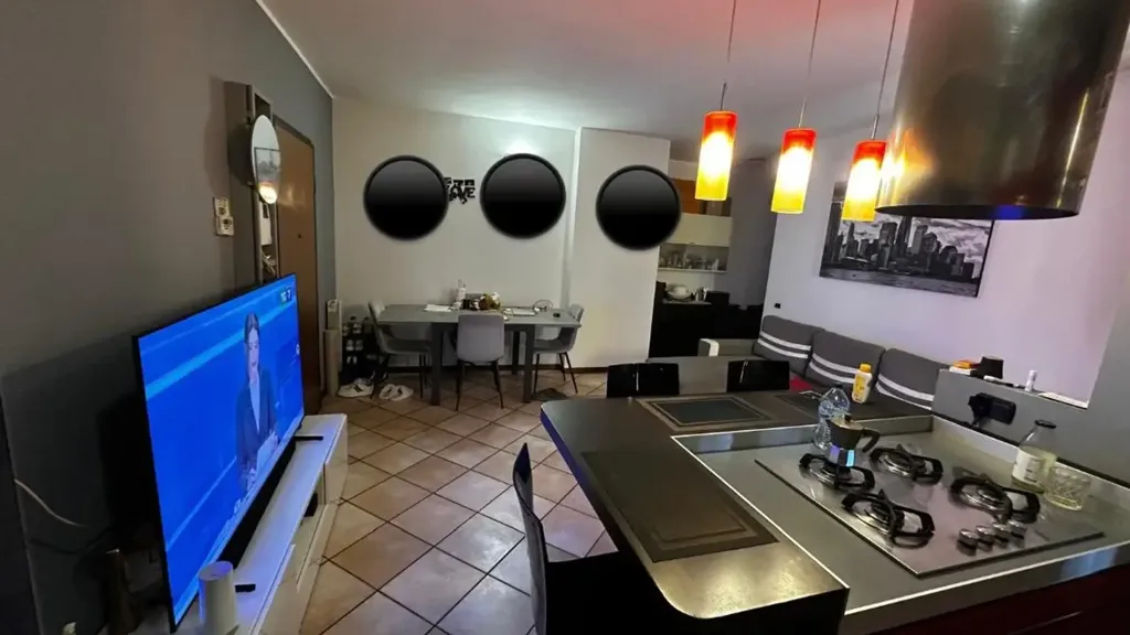 Köök - Rented Duplex with Balcony in Monza