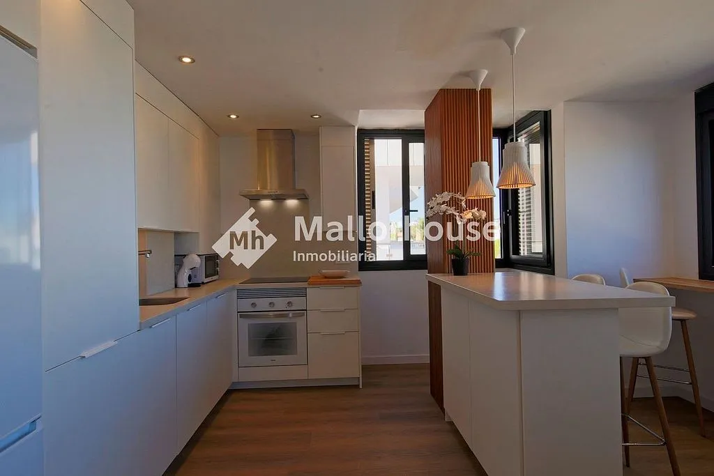 Köök - Modern Flat with Terrace in Can Picafort