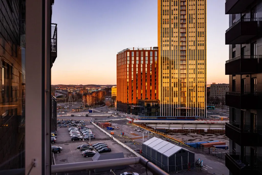 Välivaade - Modern Apartment with Balcony in Karlastaden
