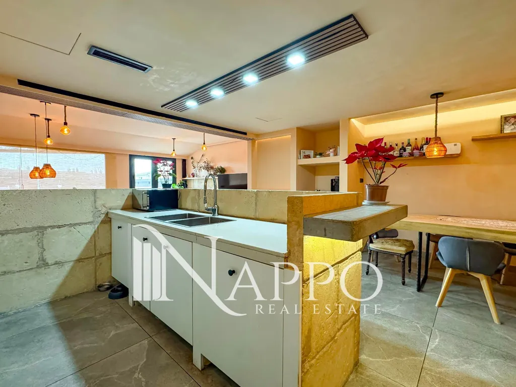 Cuisine - Terraced House with Pool in Pòrtol