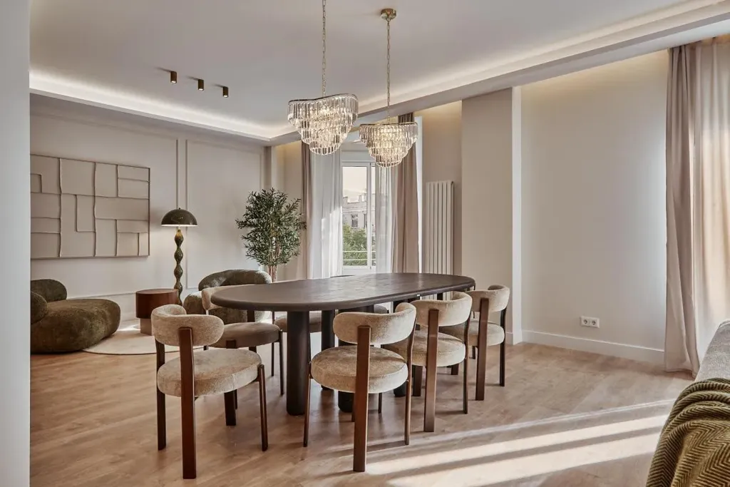 Salle à manger - Spacious Apartment with Balcony in Madrid